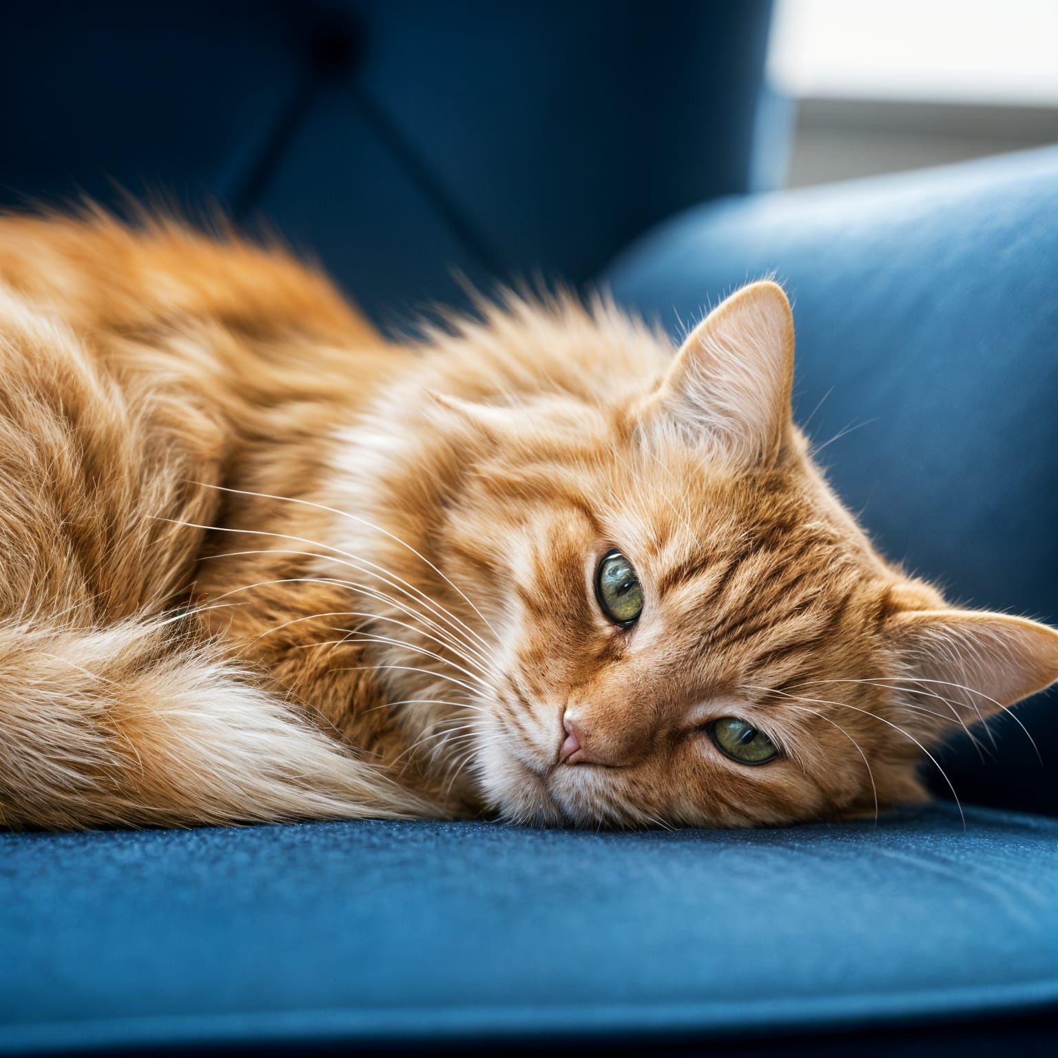 Realistic Cat Portrait in HDR