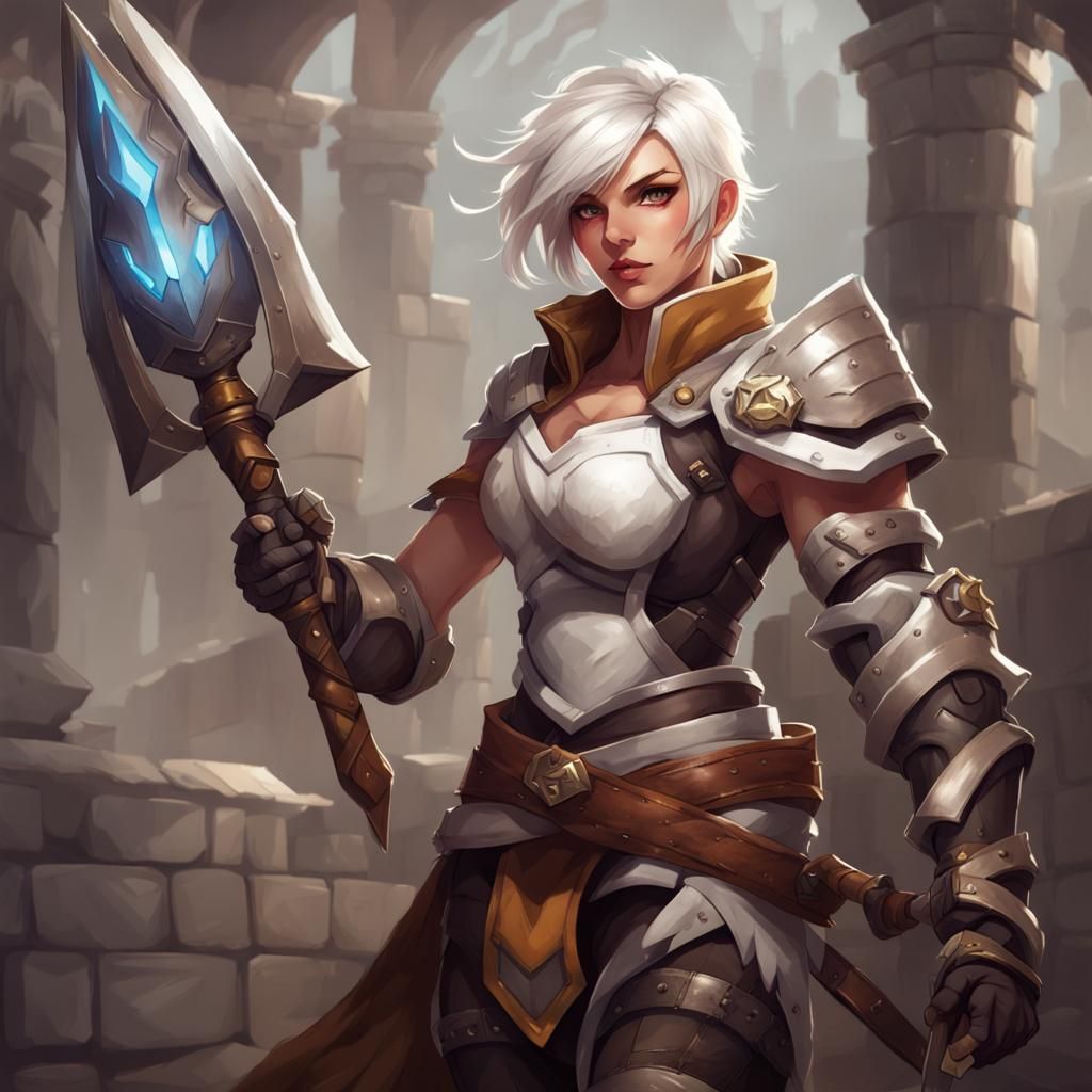 Medieval Gladiator in D&D Style