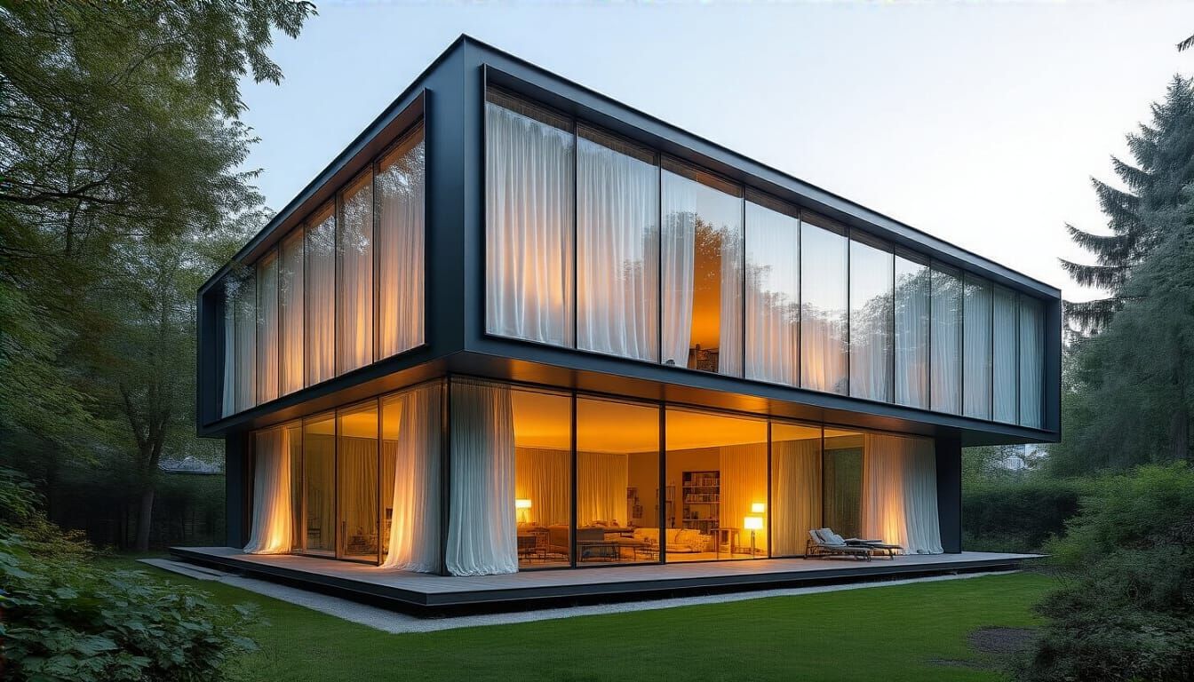 Humorous Architecture: A House Made of Curtains