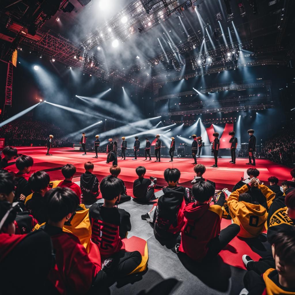 Stray Kids: AI Generated Image of K-Pop Group