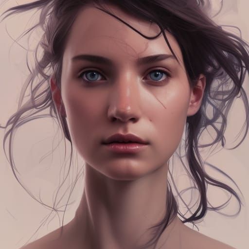 Detailed Portrait in Unreal Engine 5 Lighting