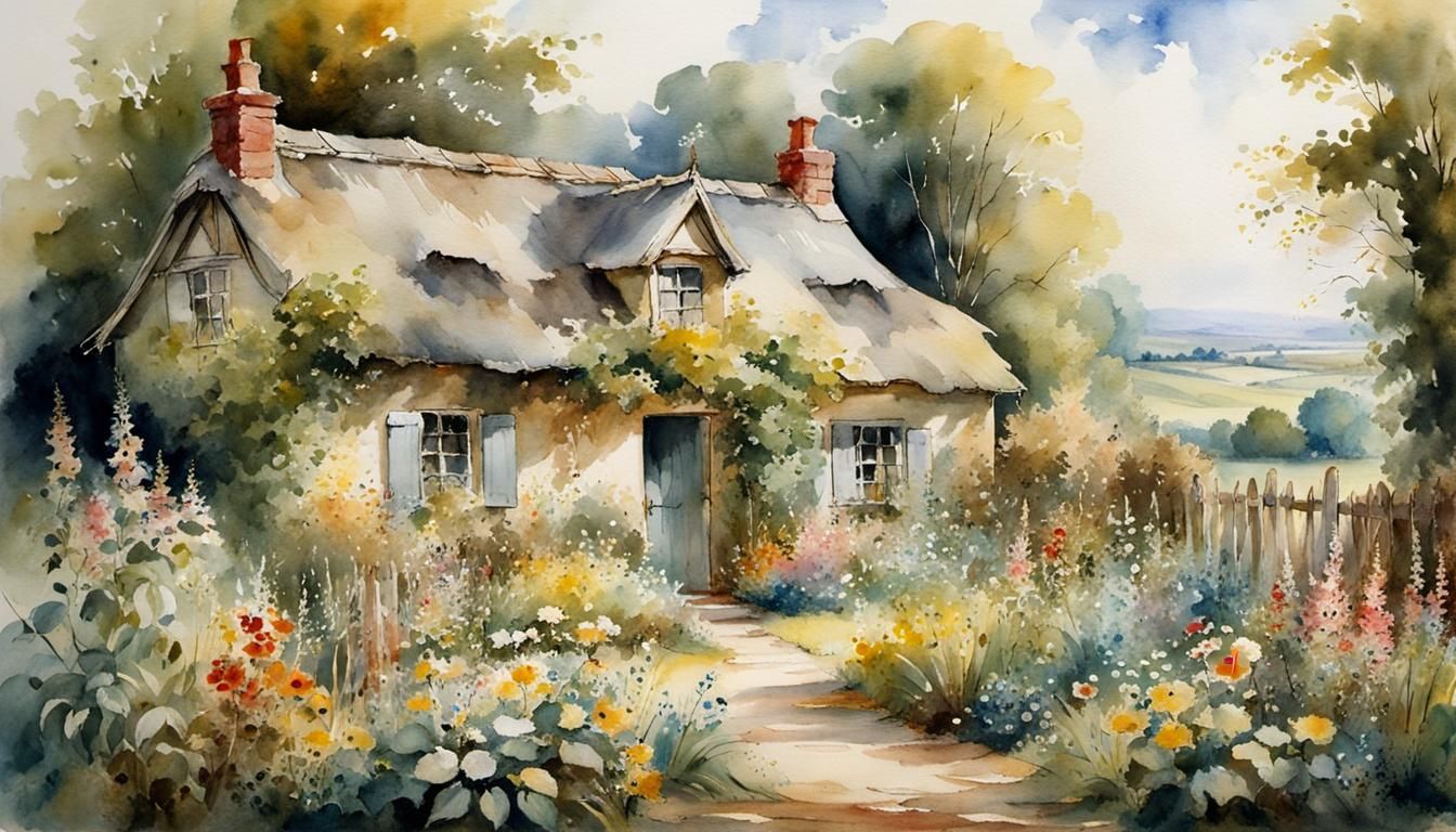 Joy in the Cottage Life Garden.