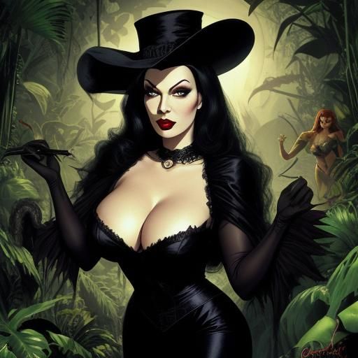 Vivacious Jungle Girls: Vintage Film Aesthetic