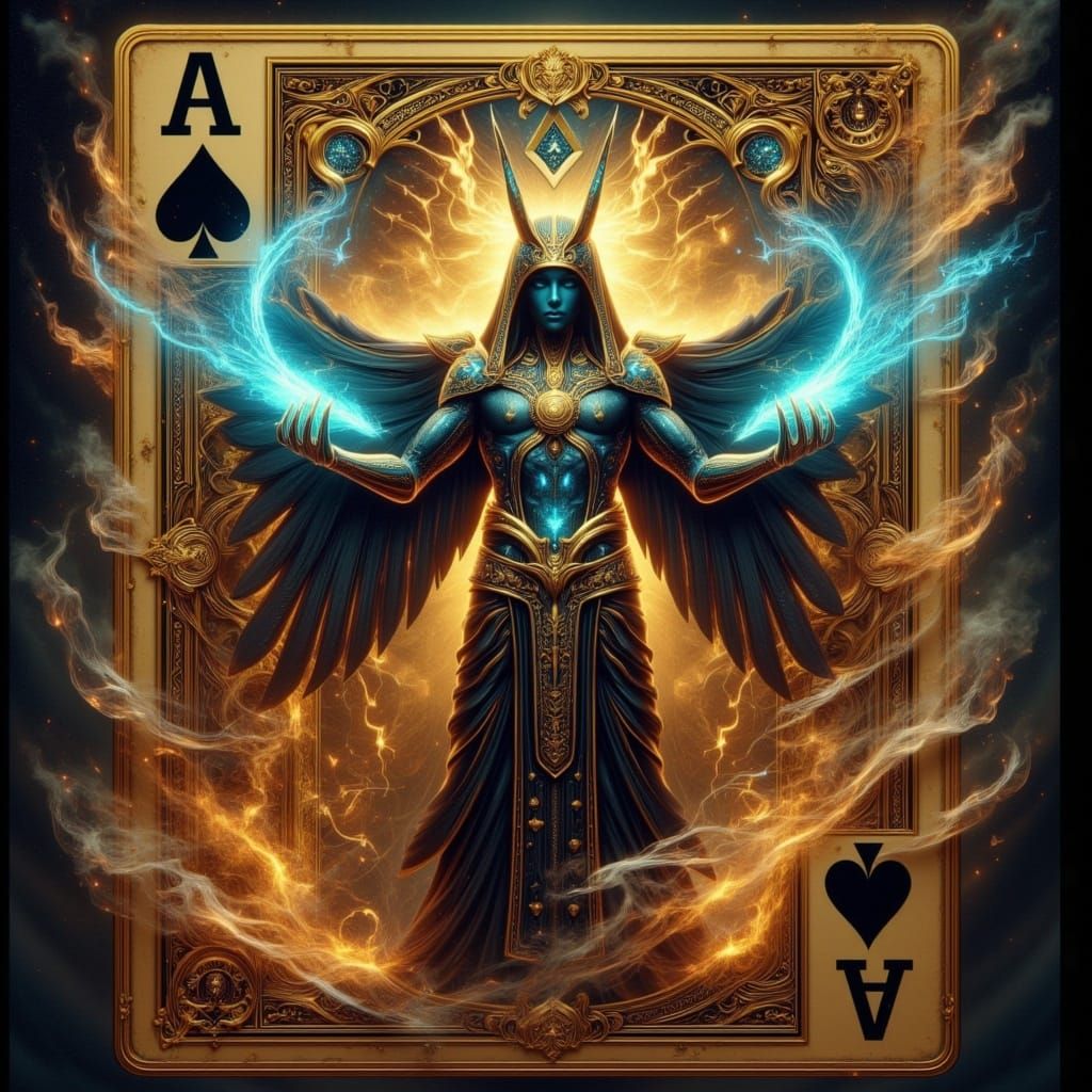 Magische ägyptische Gottheit.