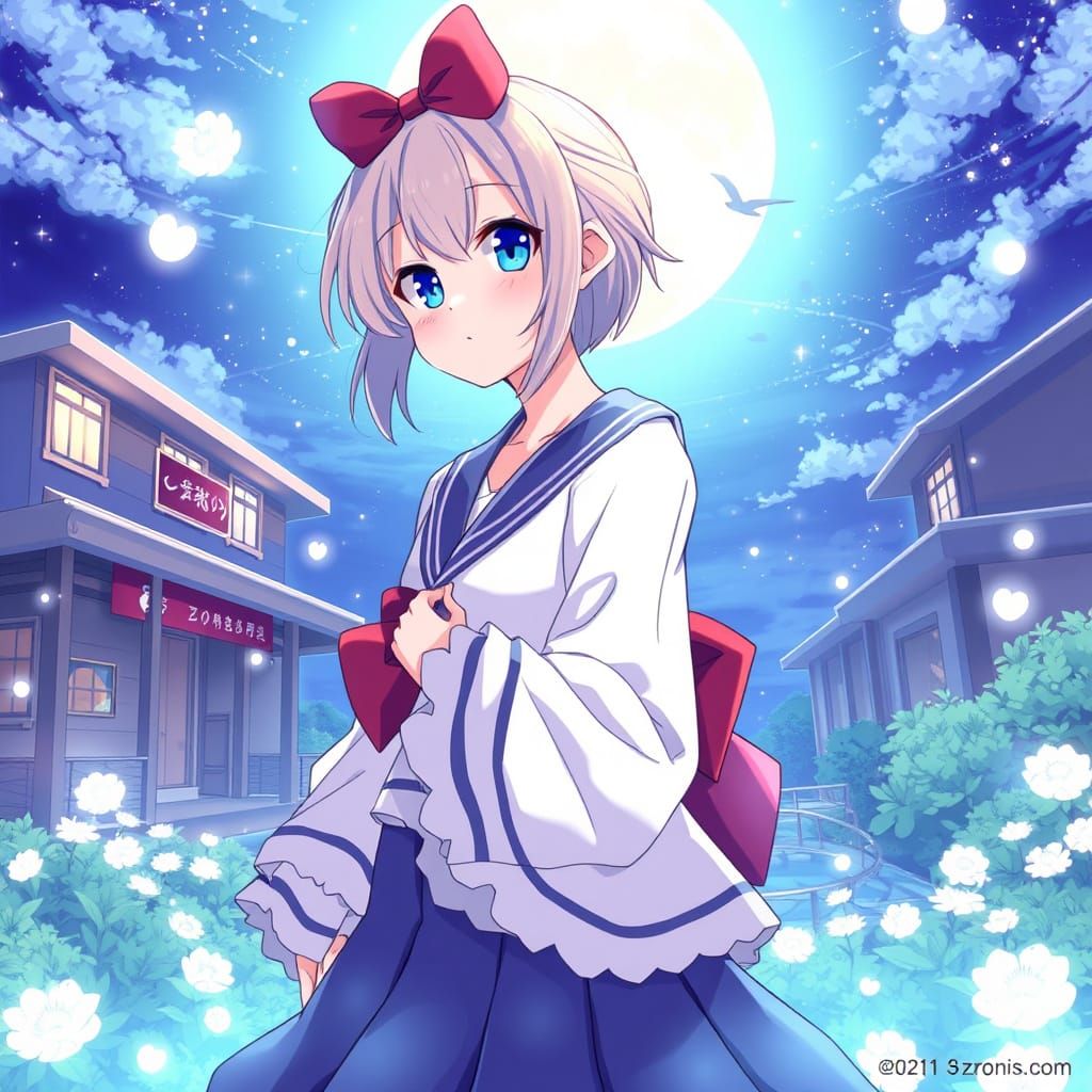Vibrant Anime Key Visual Art