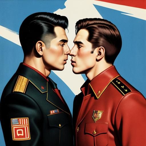 The Kiss: A Soviet Propaganda Poster