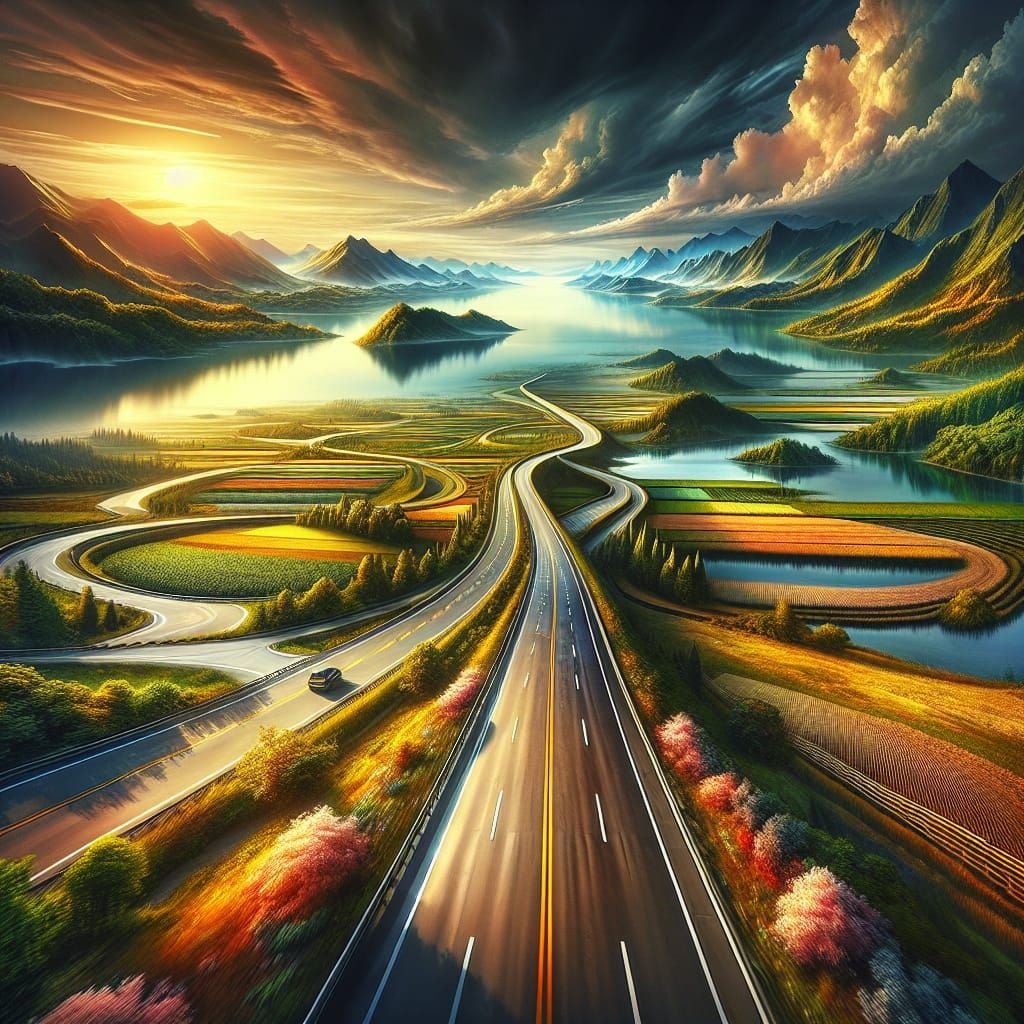 Epic Road Trip to Serene Lake