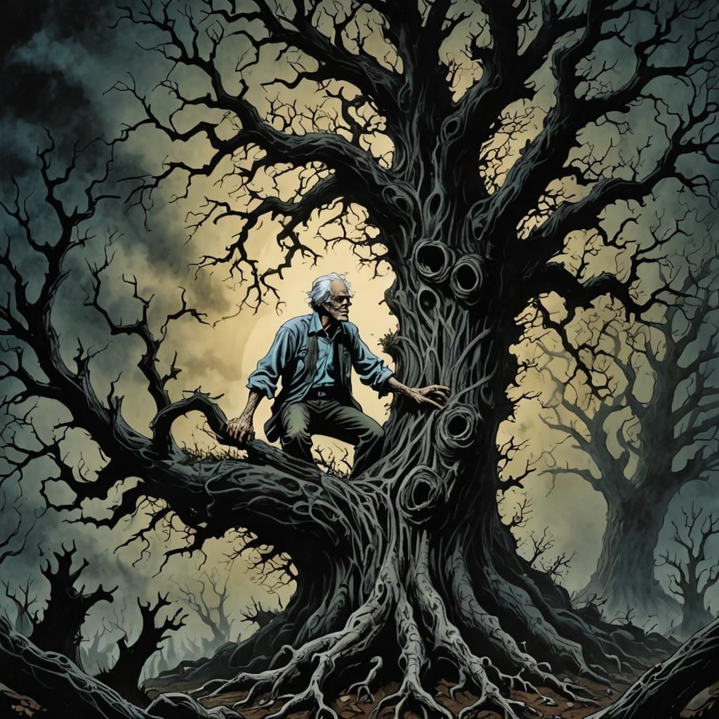 Carrying a mighty oak tree in your hands. Bernie Wrightson u...