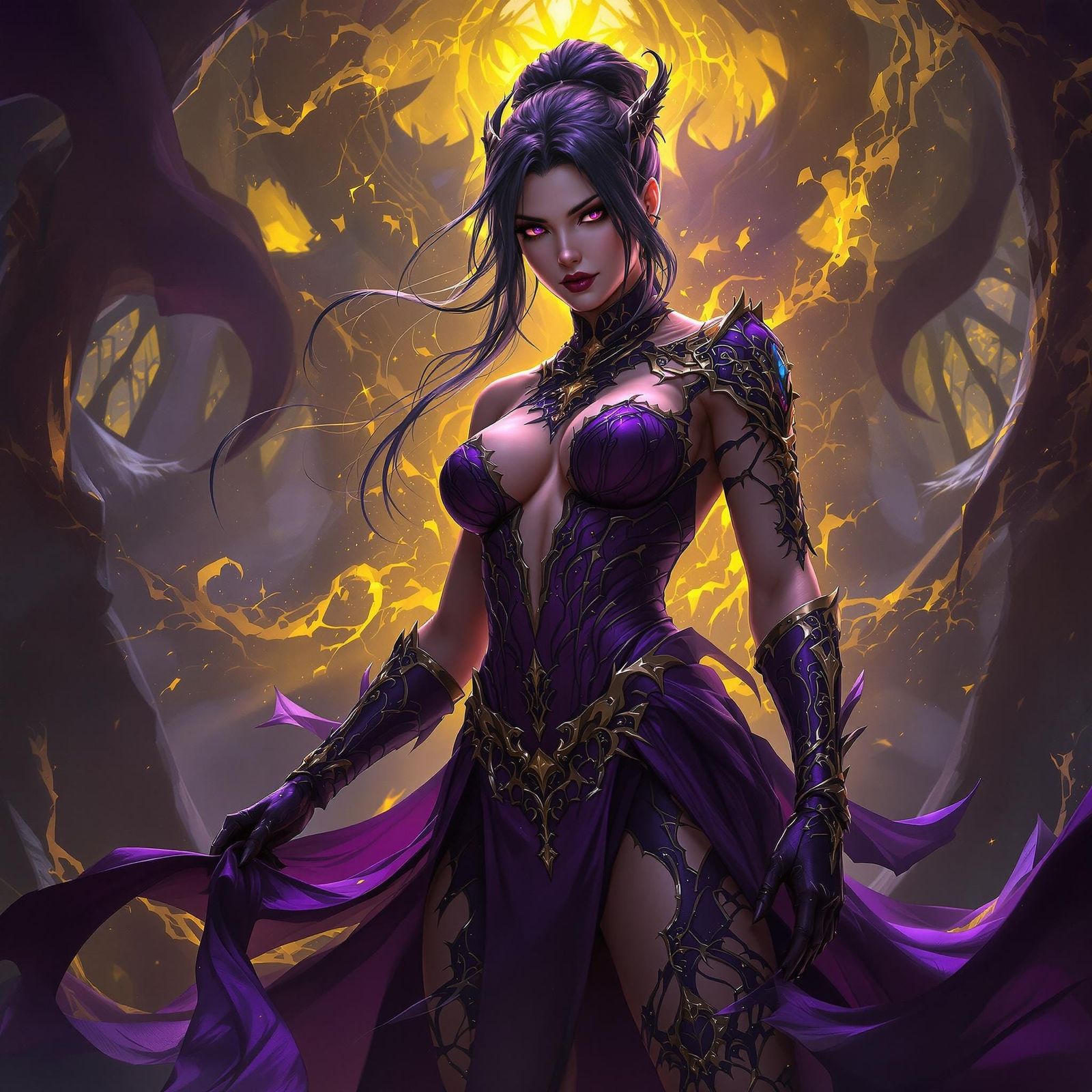 Maxine Caulfield as Dark Fantasy Heroine