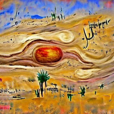 Stunning AI Generated Image of Jupiter