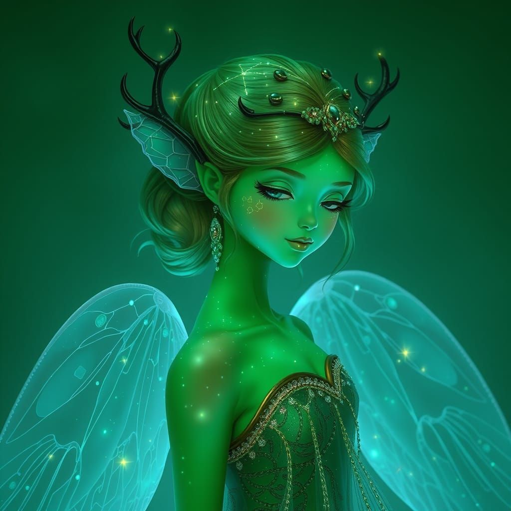 Celestial Sylvéanthrope Lirien Stands Tall in Ethereal Organ...