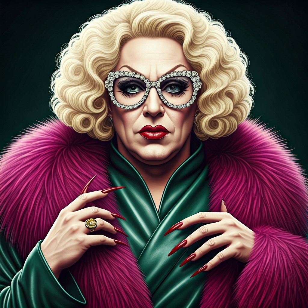 Rita Skeeter Portrait in Leyendecker Style