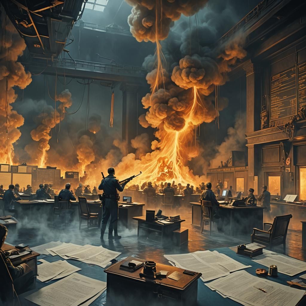 Gulf of Tonkin Incident: A Conspiracy Theory Matte Painting