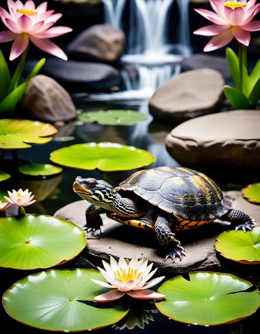 Lotus Throne: The Chinese Stripe-necked Turtle