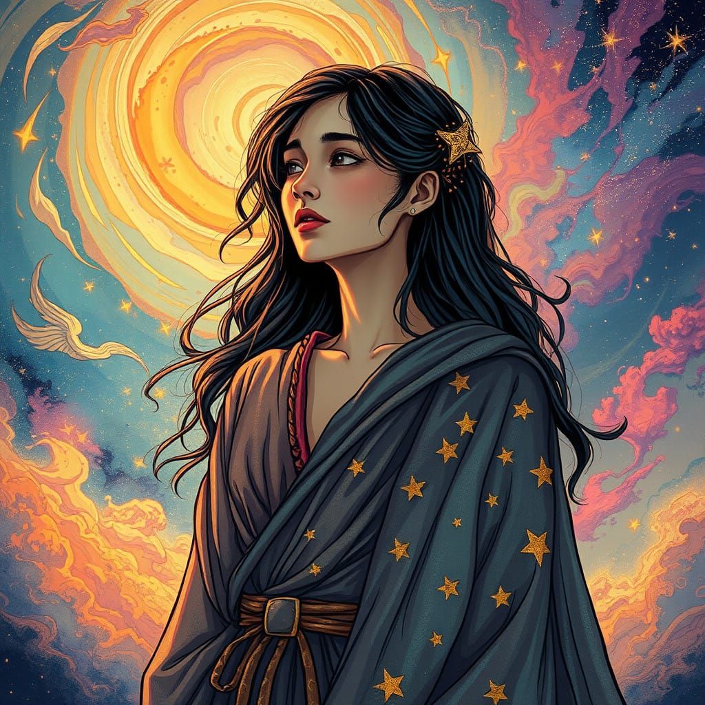 A Melancholic Dreamer Amidst Fading Stars