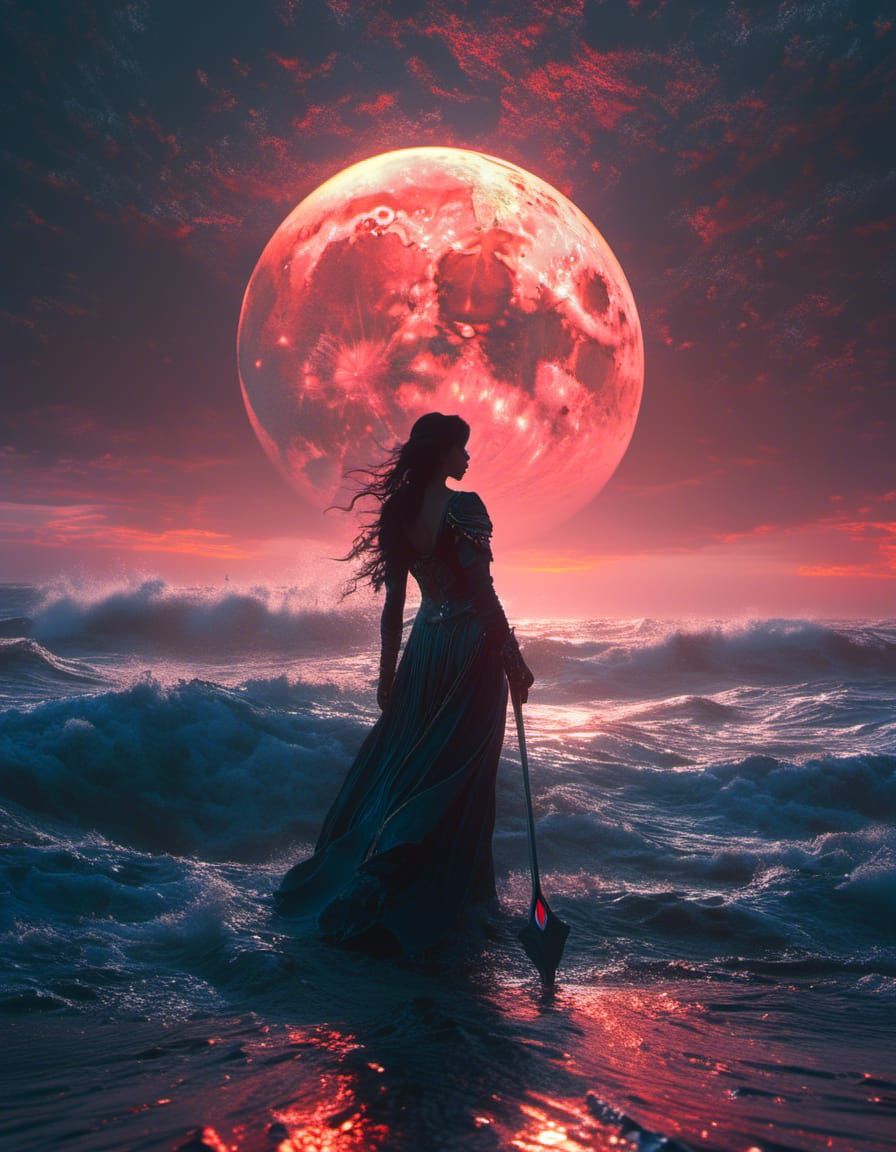 Night of the Blood Moon Sky