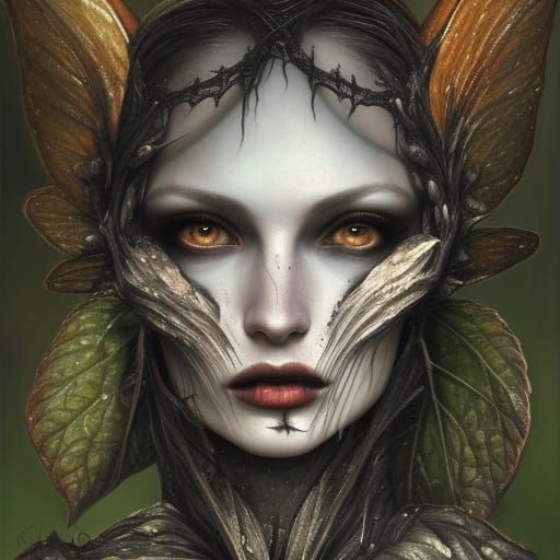 Intricate Dark Faerie Art in Unreal Engine