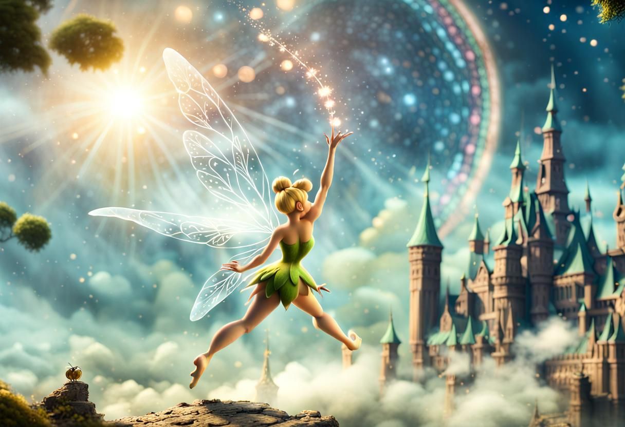 Tinkerbell Farts Fairy Dust: Cinematic Digital Art