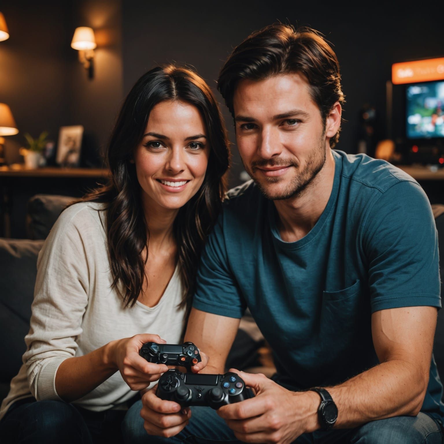Gaming Couple: Australian Woman and Canadian Man