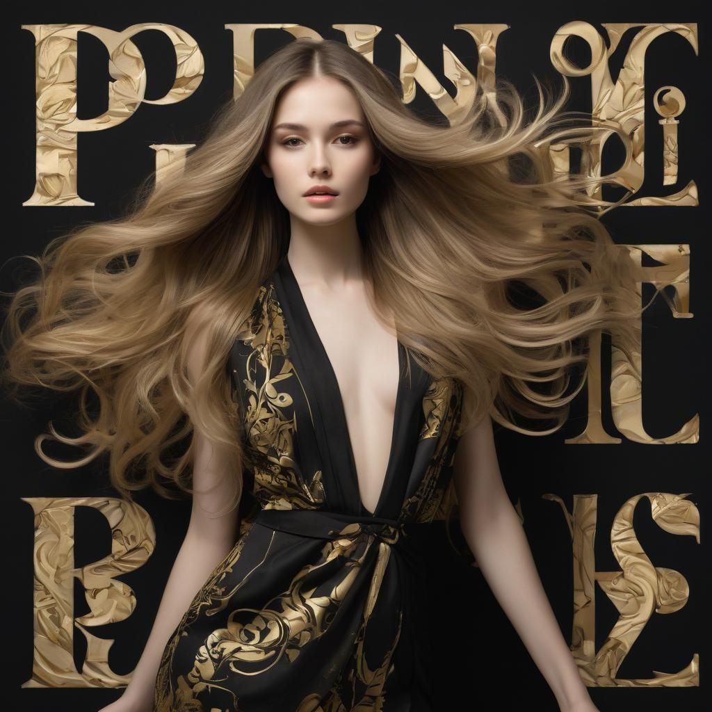 Spring Fashion in Black and Gold