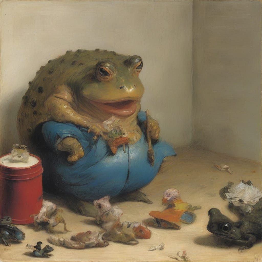 Goya-esque Claymation: A Grim Struggle