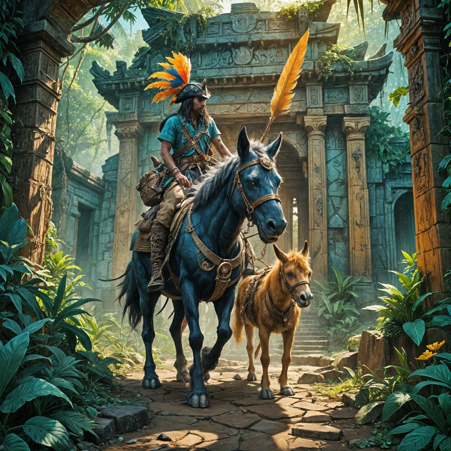 Fenrir the Pirate Enters Jungle Temple