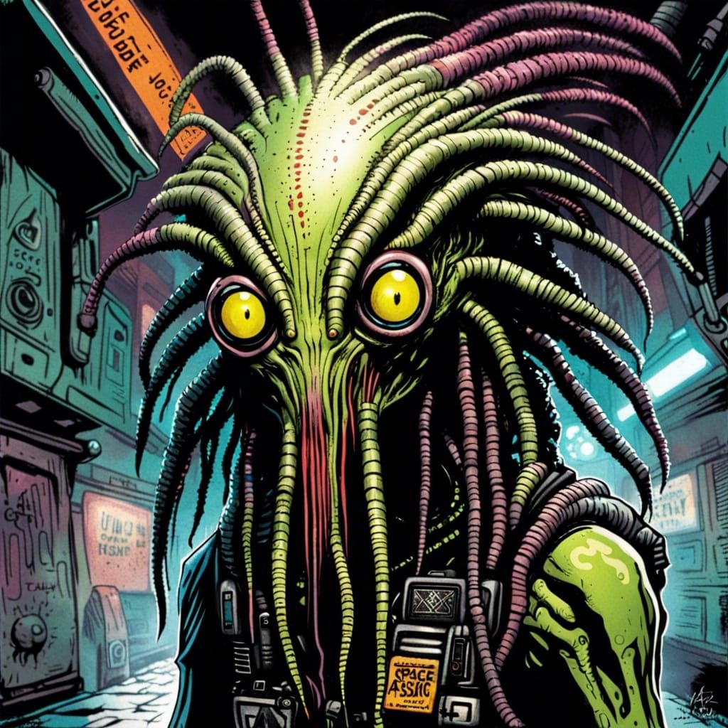 Alien Assassin in Gritty Sci-Fi Underground