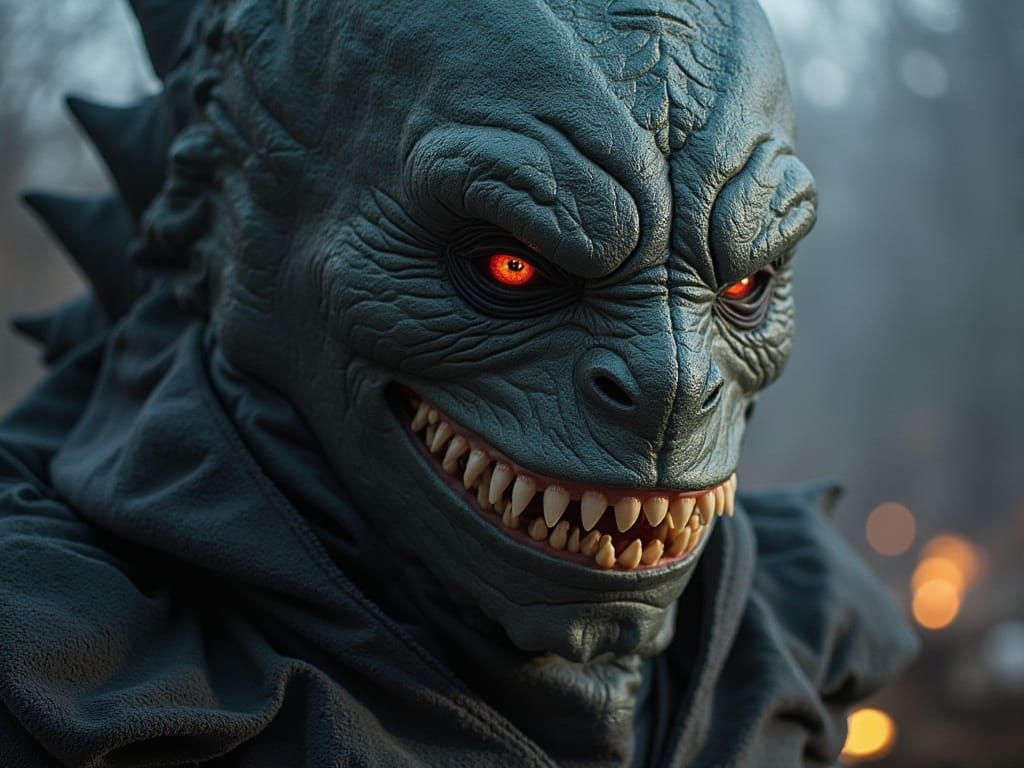 Hyperrealistic Supervillain in Cinematic HDR Photo