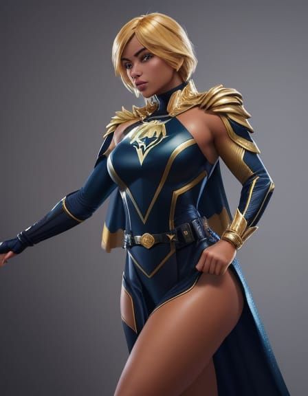 Sleek Superheroine in Miraculous Ladybug Style