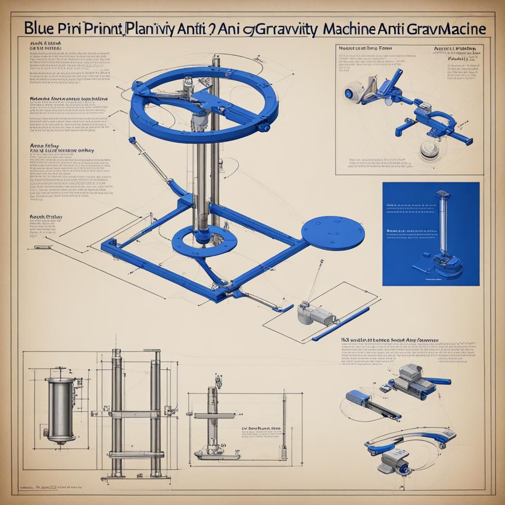 Detailed Blueprint Plans for Anti-Gravity Machine