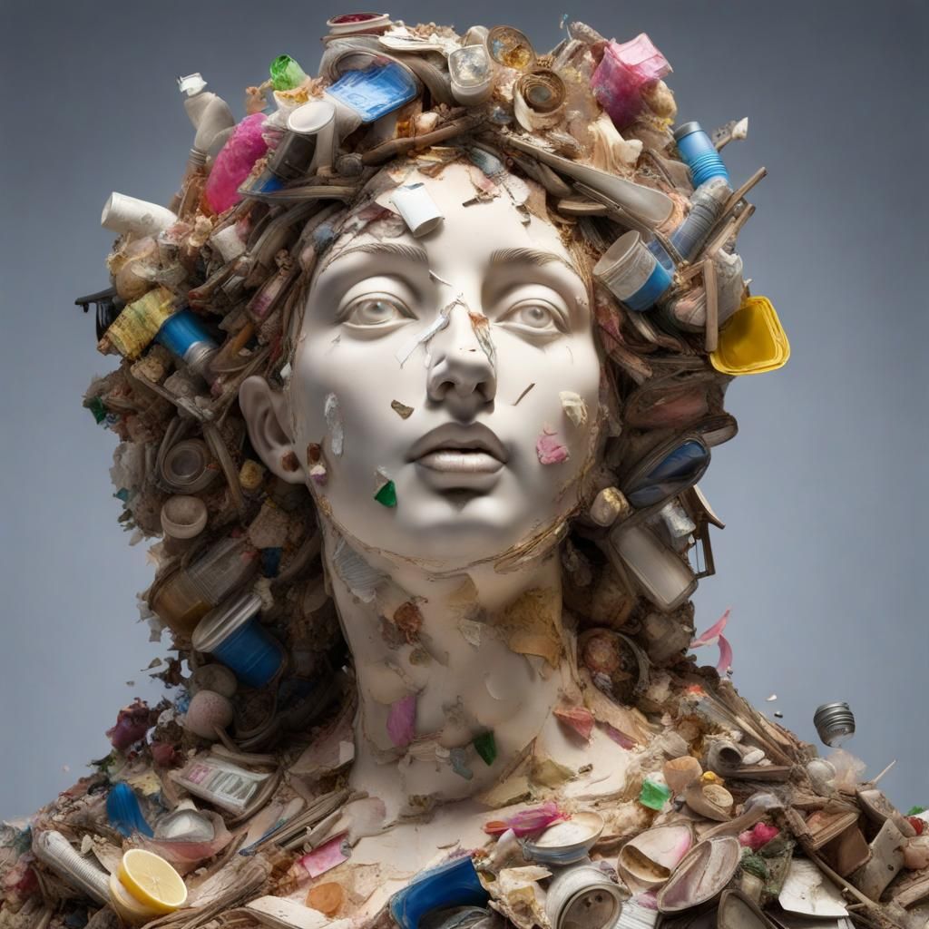 Trash Venus: A Hyperrealistic Sculpture Masterpiece