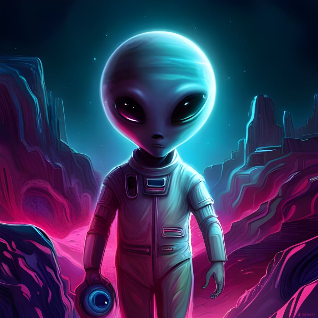 Alien Encounter Movie Poster Art