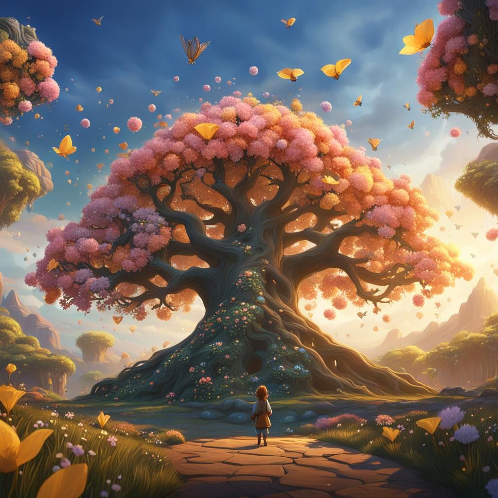Tree of Life: Memories as Flowers in Fantasy Art