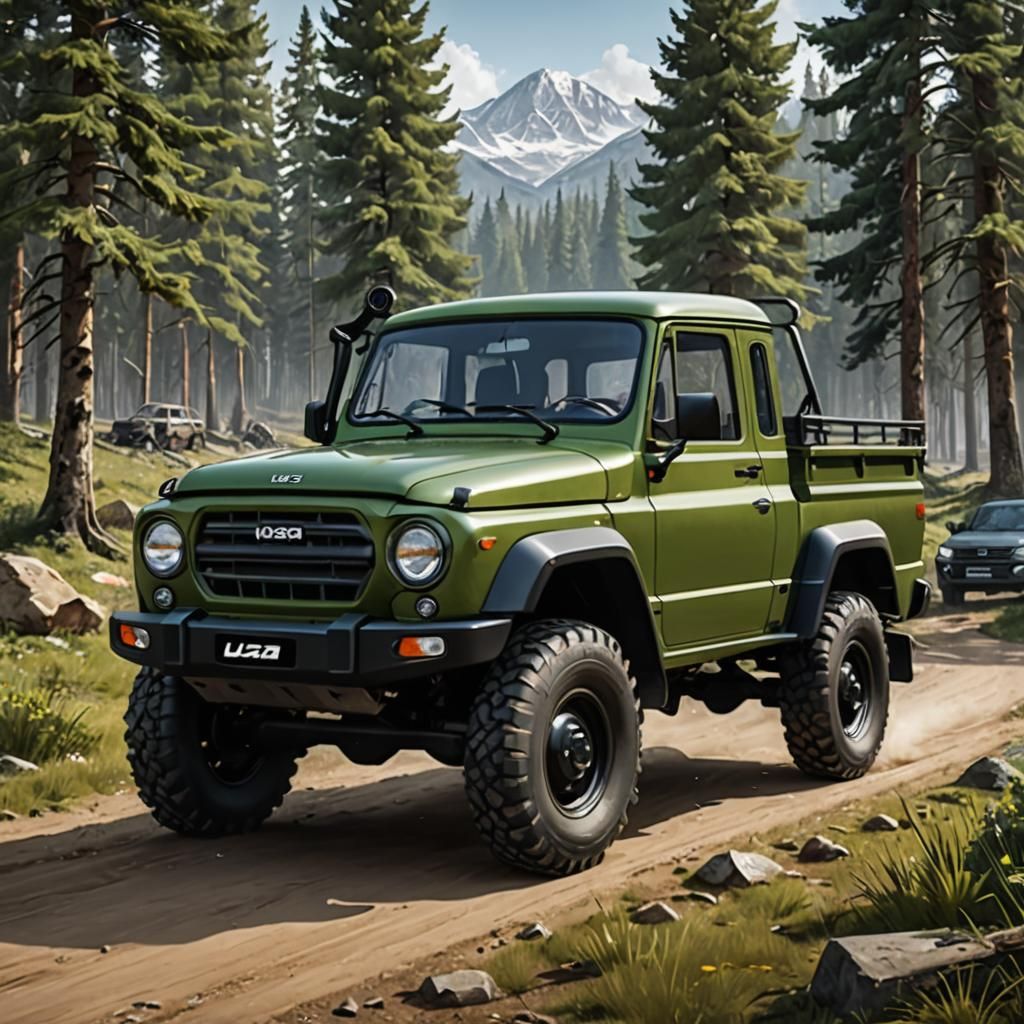 UAZ-Kalta Pickup Truck Concept 2030