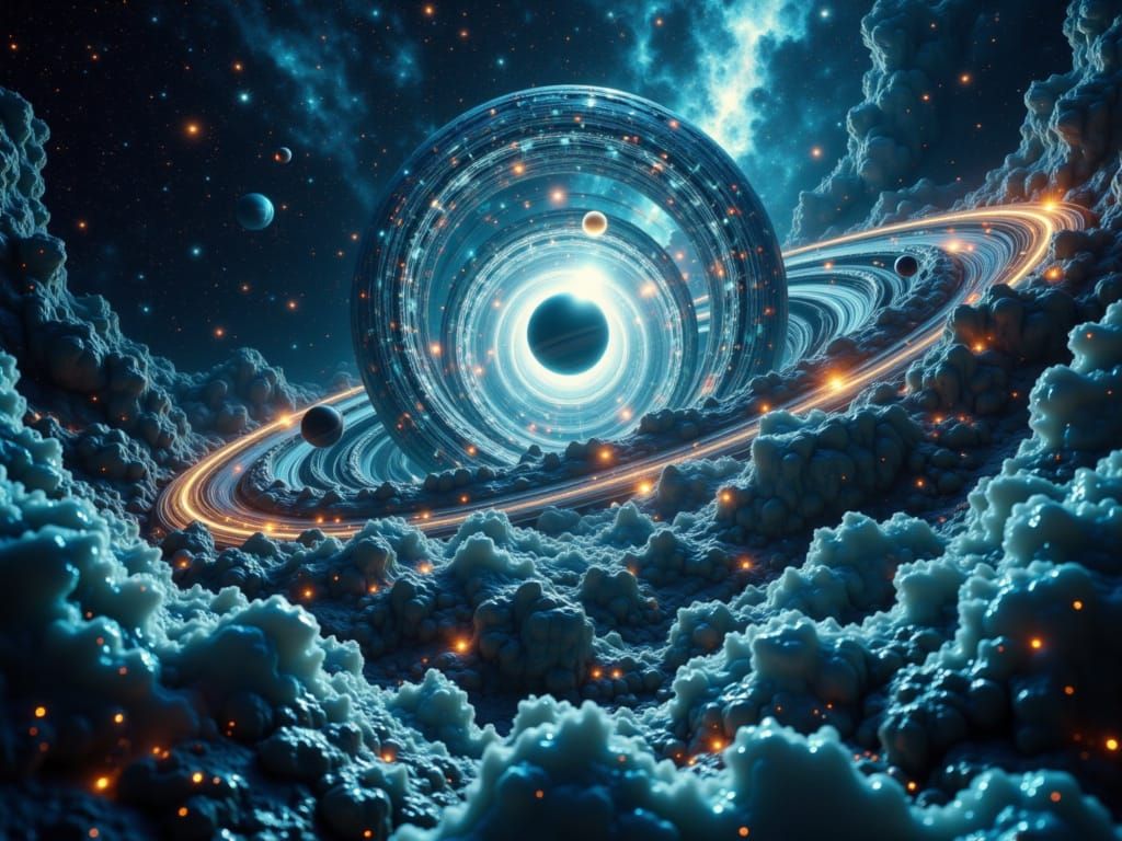 Dyson Sphere Enclosing Solar System with White Dwarf Sun