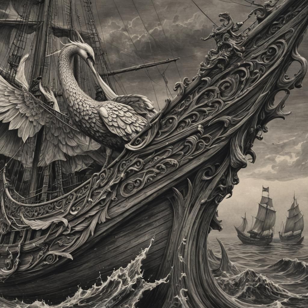 The  Swan Ship of the Elves