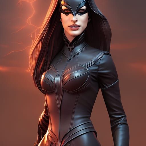 Anne Hathaway as Catwoman #5