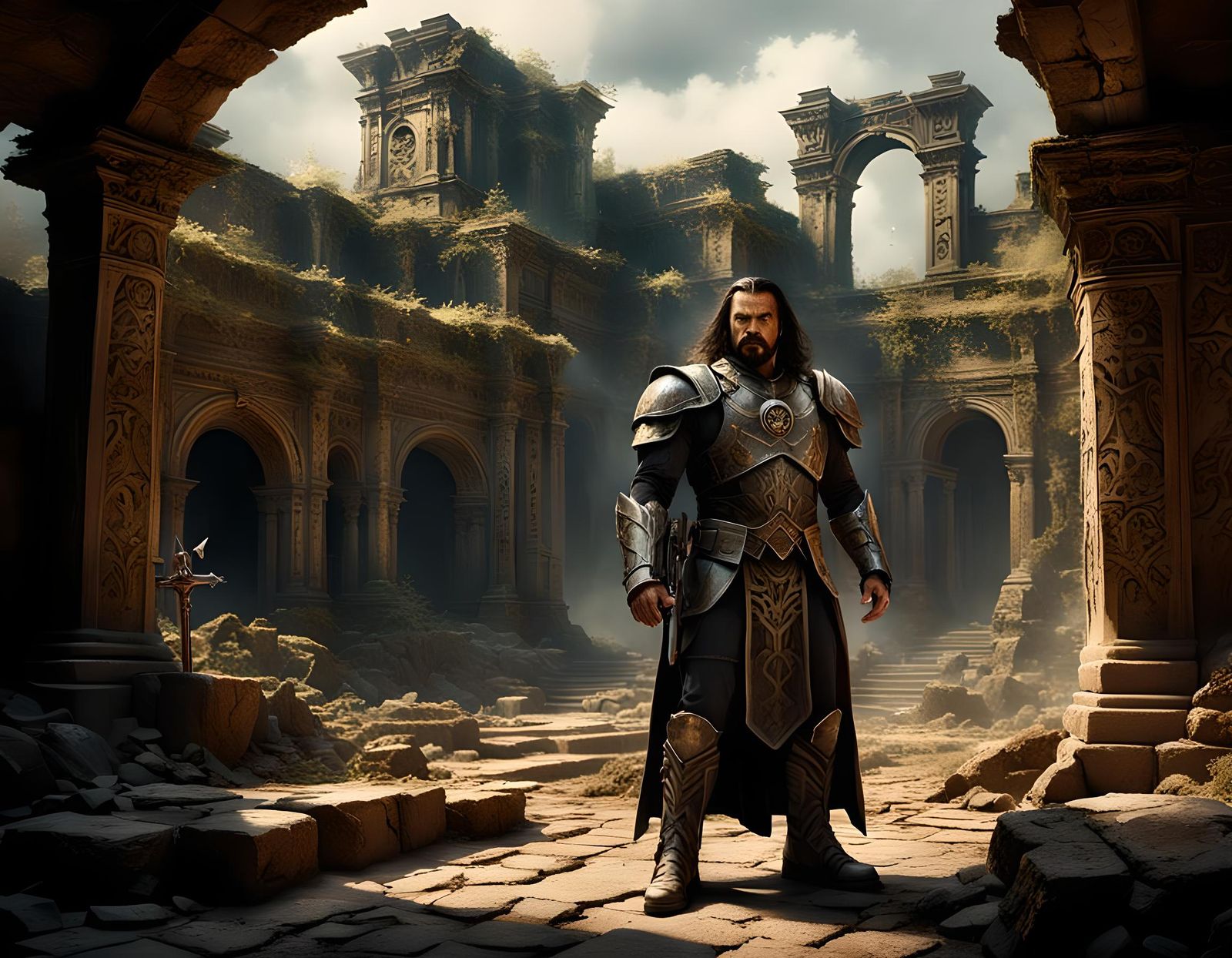 Vandal Savage: DC Comics Supervillain Fine Art