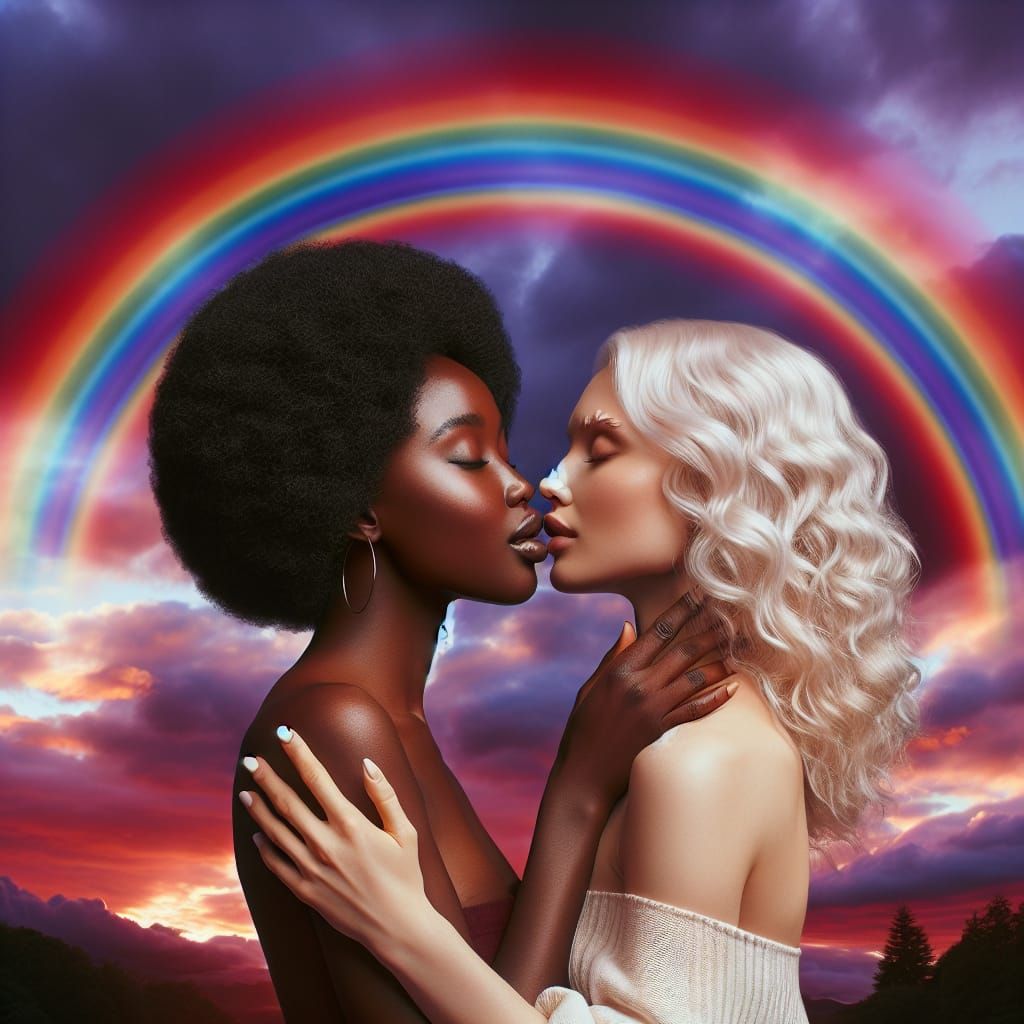 Rainbow of Love: A Tender Embrace