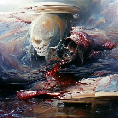 Undeath in Oil Painting Style