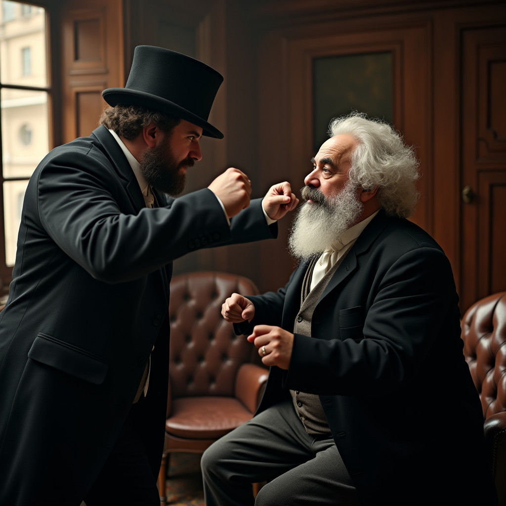 Spurgeon Knocks Out Marx: A Dramatic Portrait