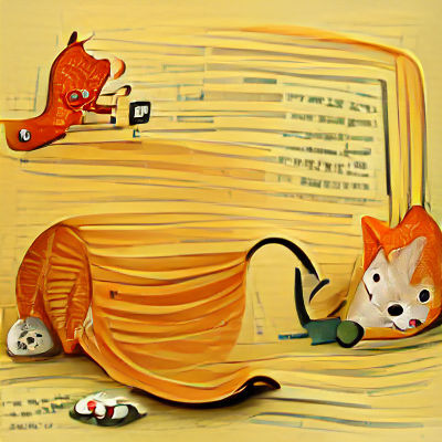 Fox Having Tea: A Whimsical Illustration