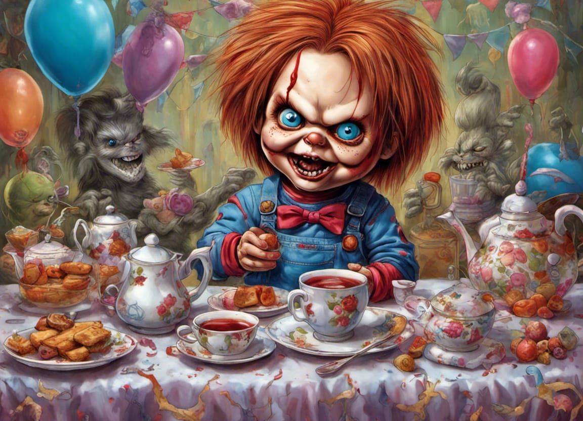 Chucky's Tea Party: A Horror Doll's Delight