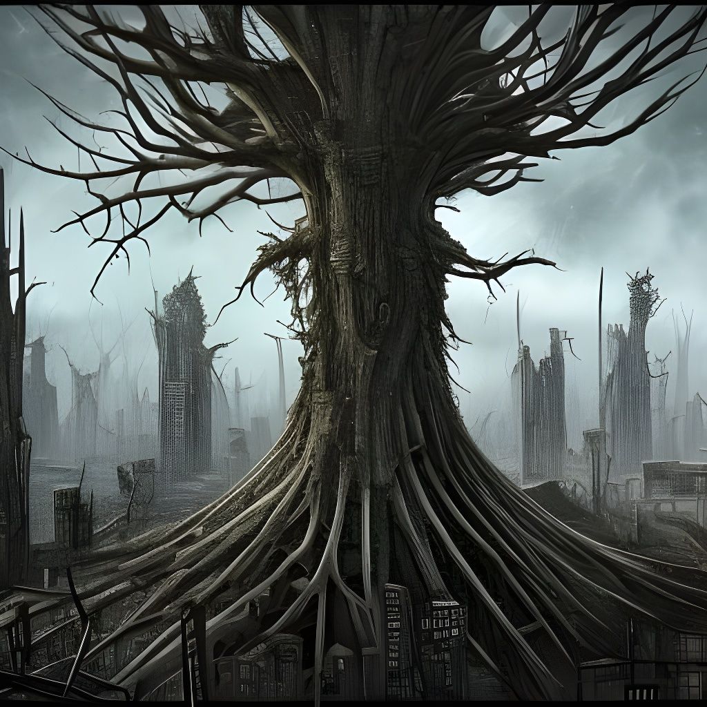 Post-Apocalyptic Slums: Nature's Revenge in Heavy Metal Styl...