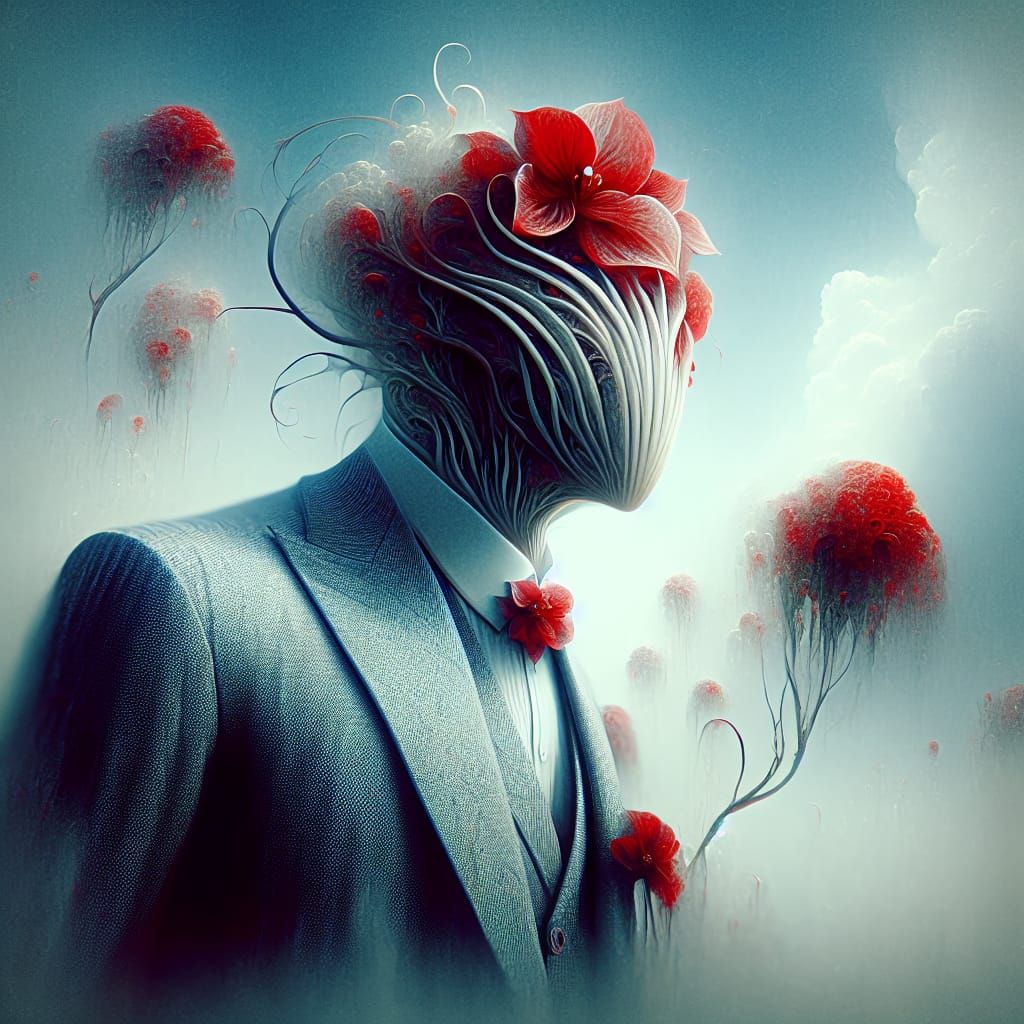 Ethereal Florist of a Dystopian Realm