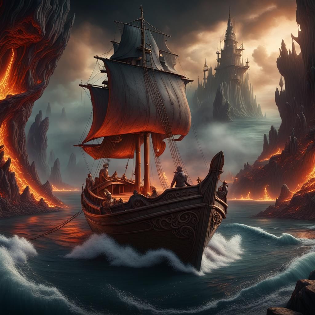Sailing into a Fantastical Vision of Hell