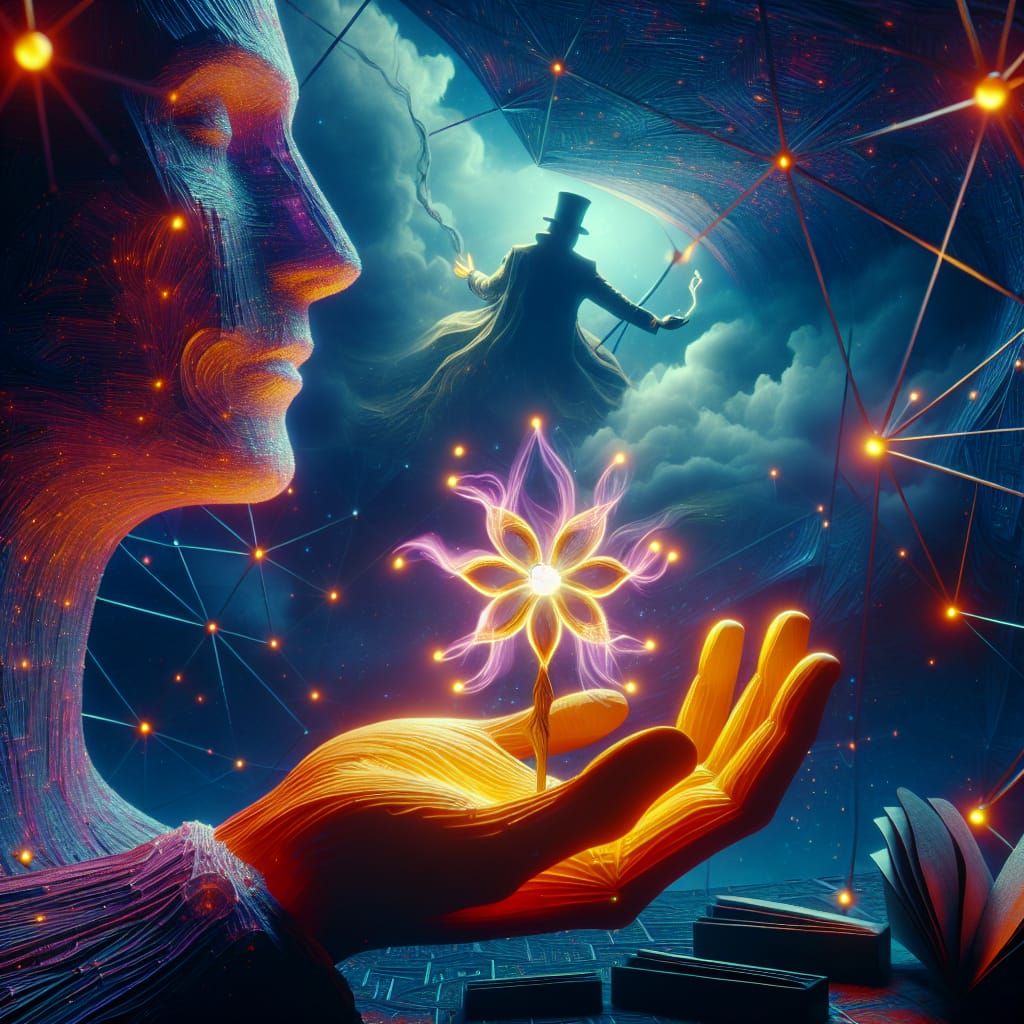 Fantastigami in Babelpunk Setting: A Surreal Creation