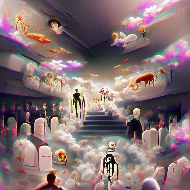 Abstract Vision of the Afterlife