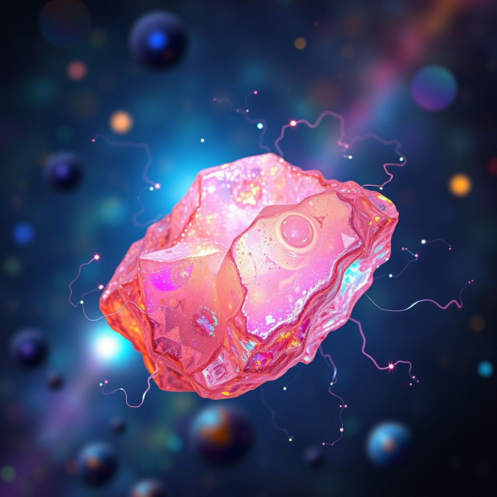 Iridescent Cosmos Fragment in Holographic Astral Plane