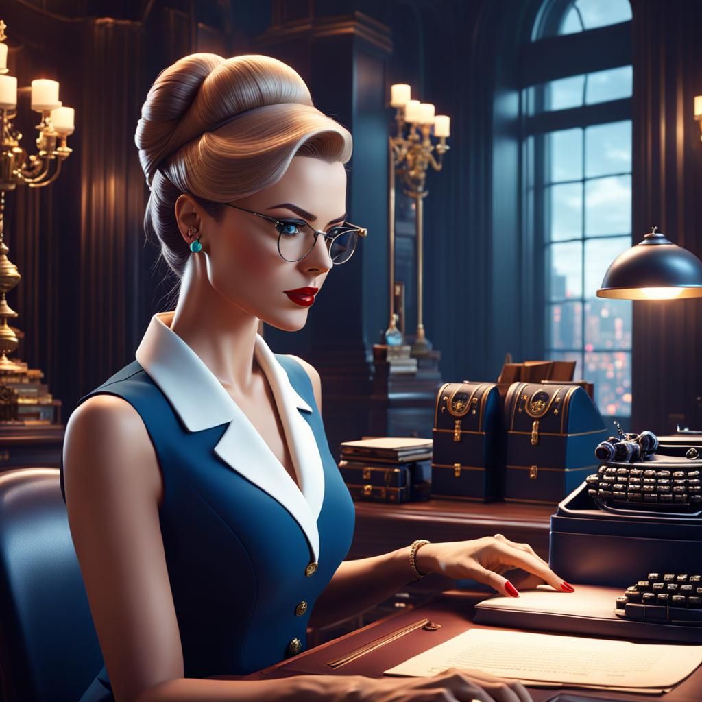 Women at work series (16) Secretary